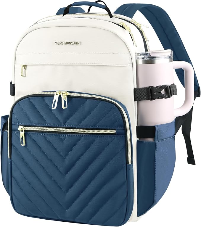 VANKEAN 18 Inch Laptop Backpack for Women Large Capacity | Waterproof Backpacks Stylish Travel Bags Casual Daypacks for College, Business