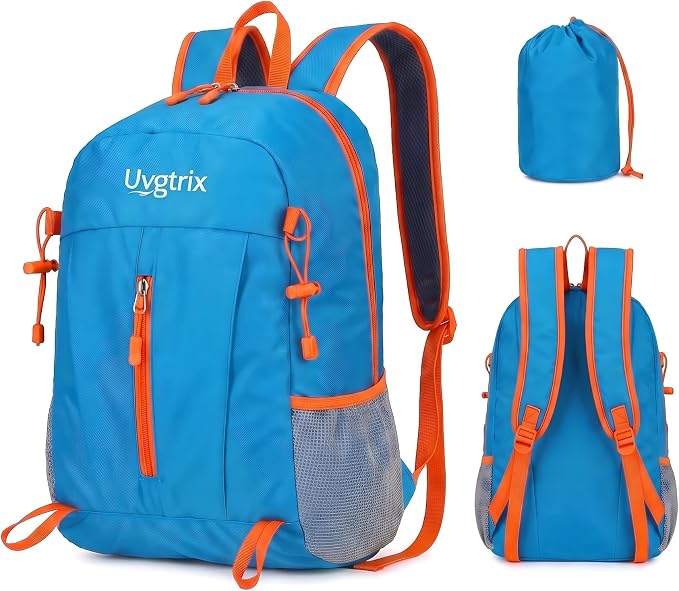20L Water Resistant Foldable Packable Daypack Backpack | Lightweight Durable Portable Outdoor Travel Backpack for Women Men Camping Climbing Hiking Walking Sports Daily Commuting
