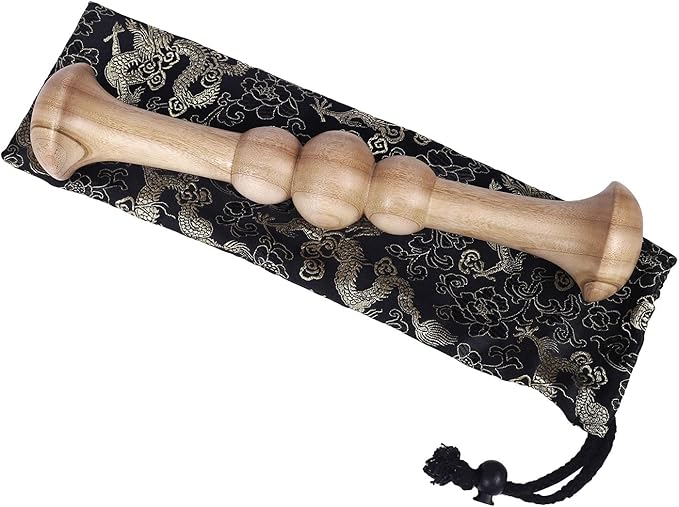 Wooden Tai Chi Ruler Taiji Practice for Beginners Natural Wood Meditation & Daily Relaxation Tool
