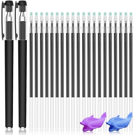 Magic Pens & Refills for Grooved Handwriting Workbooks, Magic Ink Pen for Grooved Handwriting Practice for Kids or Grooved Writing Books 3-5, Disappearing Ink Pens for Handwriting Book.