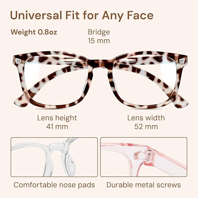Gaoye Stylish Eyewear Frame Accessories - Blue Light Glasses for Woman - Computer Glasses for Blue Light Blocking