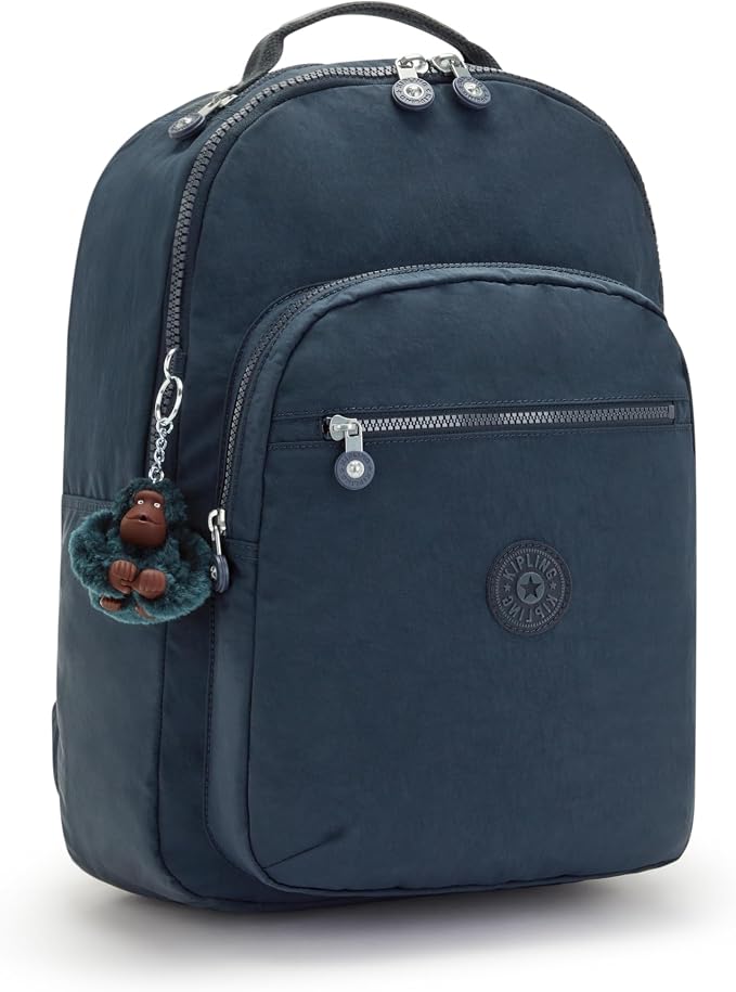 Kipling Women's Seoul 15" Laptop Backpack, Durable, Roomy with Padded Shoulder Straps, Built-In Protective Sleeve
