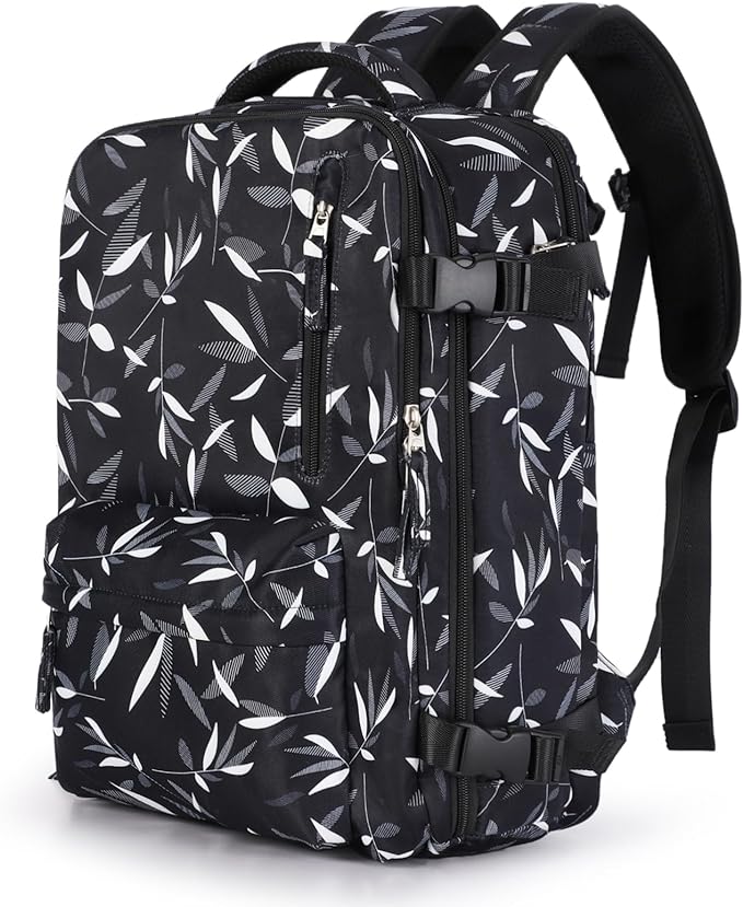 WONHOX Large Travel Backpack Carry on Flight Approved Laptop Work Business Backpack for Women Men Mochila de Viaje