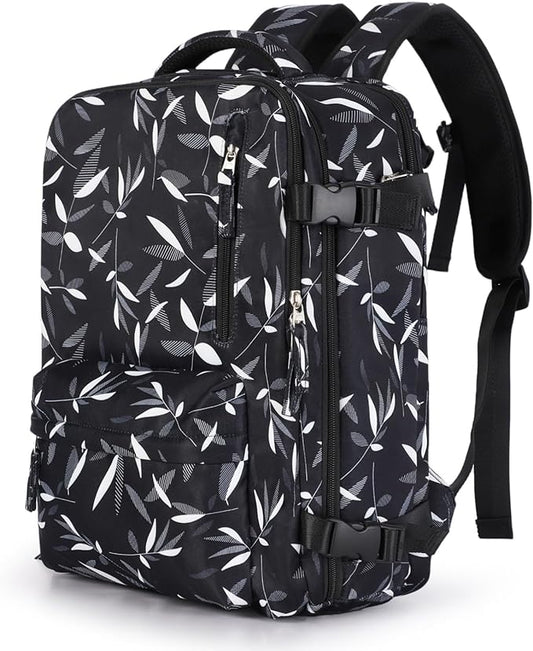 WONHOX Large Travel Backpack Carry on Flight Approved Laptop Work Business Backpack for Women Men Mochila de Viaje