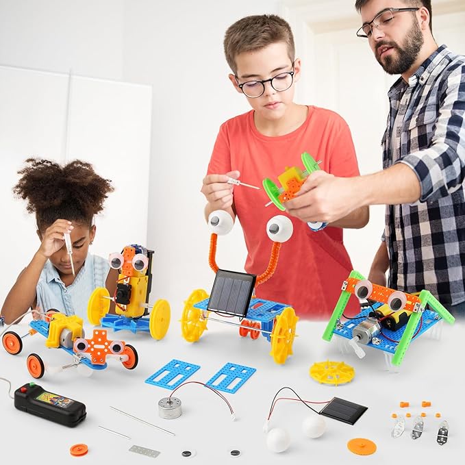 STEM Toys for Ages 8-13, Boys Crafts Robotics Science Kits for Kids Age 8-12, Robot Building Kit for Kids 8-10, Experiments Activities, Engineering STEM Toys 7+ 6 7 8 9 10 11 12 + Year Old Gifts