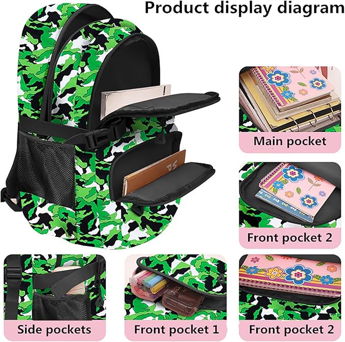 Casual Lightweight Backpacks for Boys & Girls, School Bookbags, 15 "Laptop Backpack, Travel Bag (212-slv)