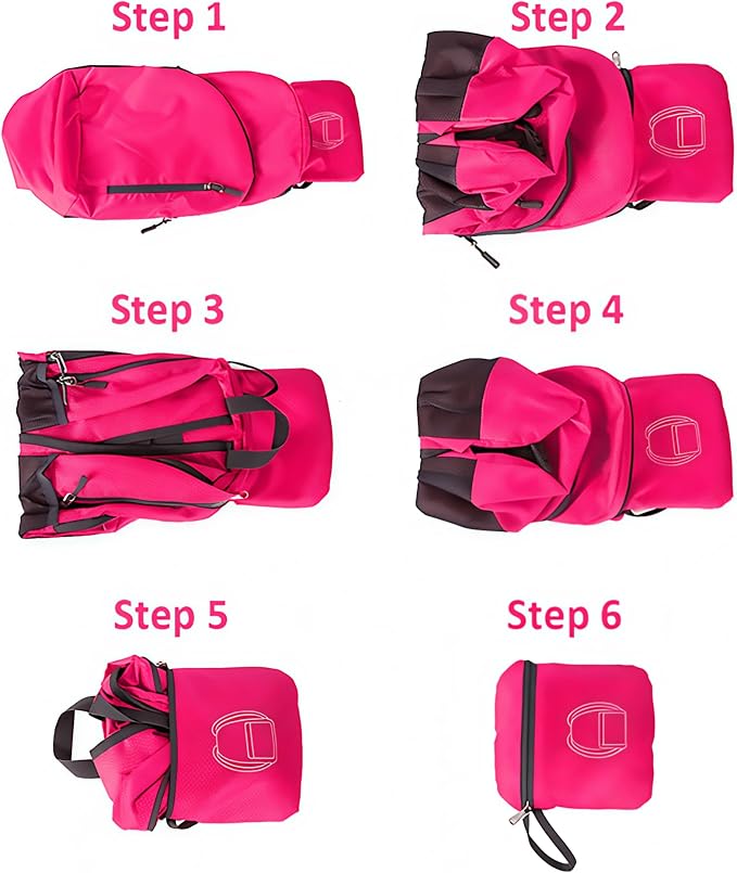 MounTop Outdoor Lightweight Foldable Water Resistant Backpack for Travel Hiking Riding