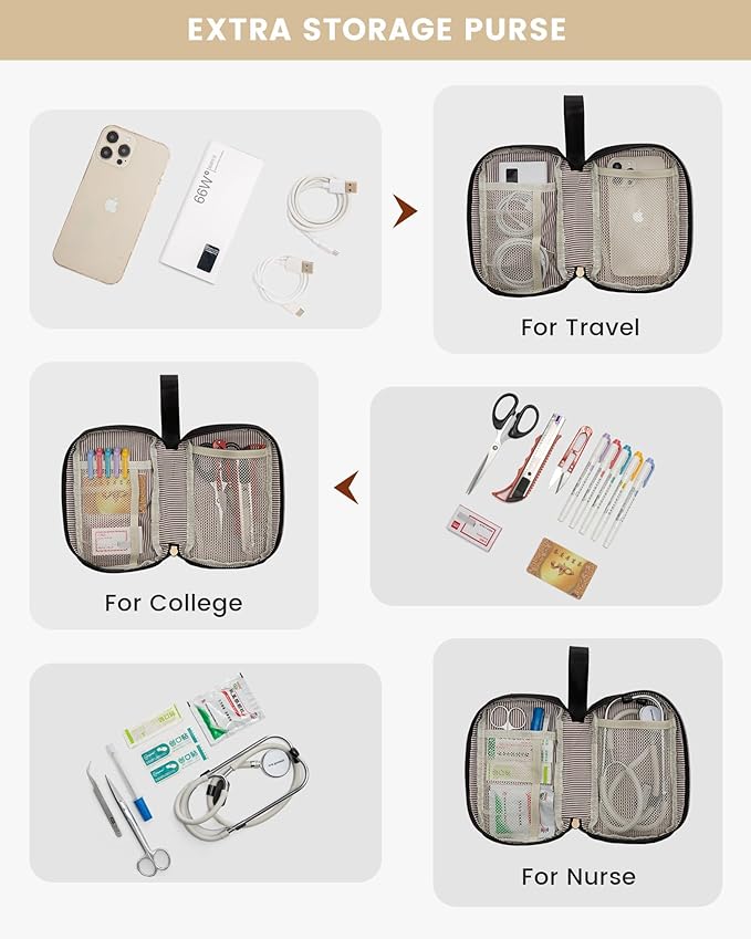 LOVEVOOK Laptop Backpack for Women, 15.6 Inch Work Laptop Bag with USB Port, Fashion Teacher Nurse Backpack Purse, Waterproof Travel Computer Backpack with Organizer Bag, 2PCS