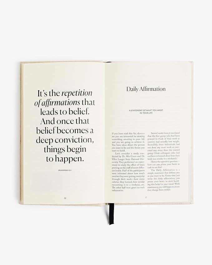Ditsy Tulip Five Minute Journal, Daily Gratitude and Self-Reflection Diary