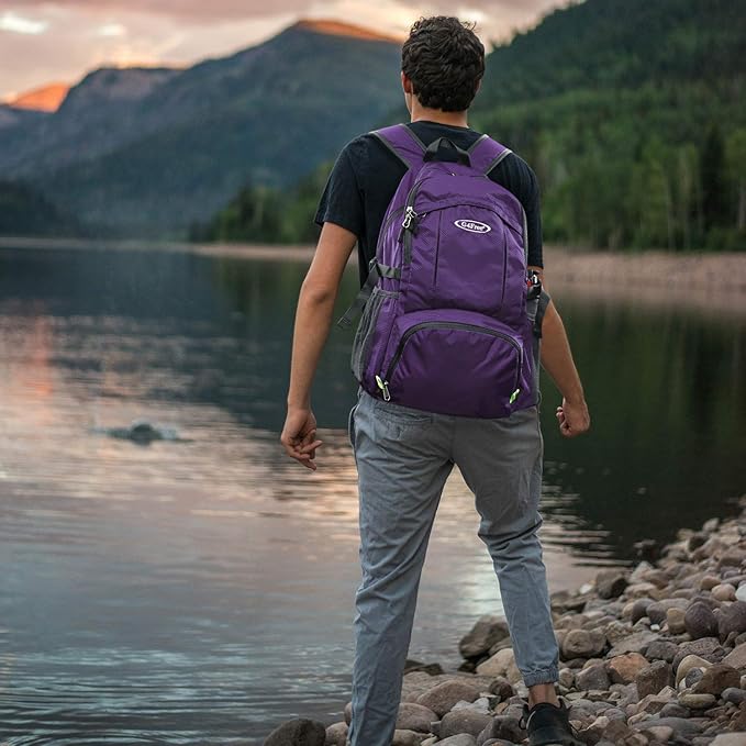 G4Free Lightweight Packable Hiking Backpack, Waterproof Travel Daypack