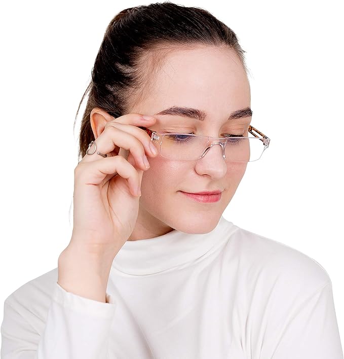LifeArt 2/4 Pairs Reading Glasses, Blue Light Blocking Glasses, Computer Glasses for Men and Women, Rectangle Eyewear Frame