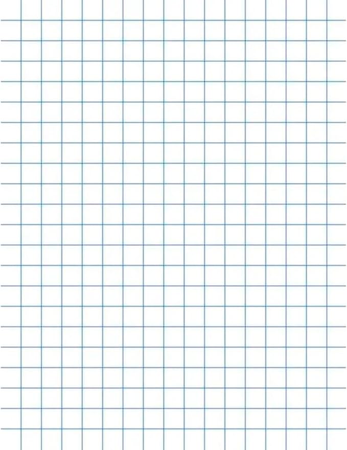 School Smart Graph Paper, 8-1/2 x 11 Inches, 1/10 Inch Ruling, White, 500 Sheets