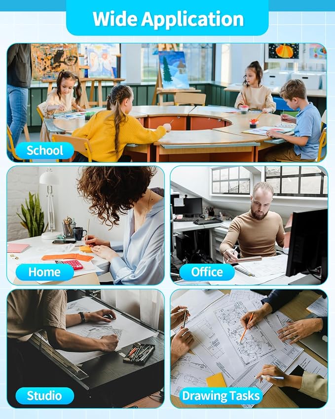 2 Pcs 12 Inch Flexible Ruler, Bendable Plastic Ruler, Gradient-Colored Flexible Rulers with Centimeters and Inches for Students, School, Classroom and Office Use