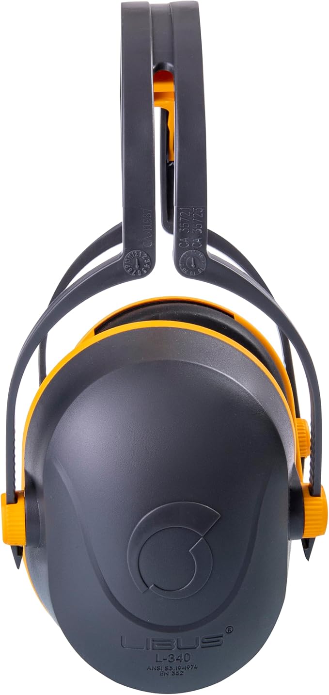 LIBUS L340 Hearing Protection, Noise Reduction Earmuffs, NRR 26db, Shooting, Construction, Comfortable Adjustable Headband, Washable Earmuff, Great Fit For Adults