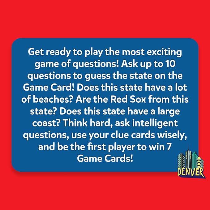 Skillmatics Guess in 10 States of America, Educational Travel Card Game for Ages 8 and Up, Boys, Girls, and Kids Who Love Board Games, Geography and History