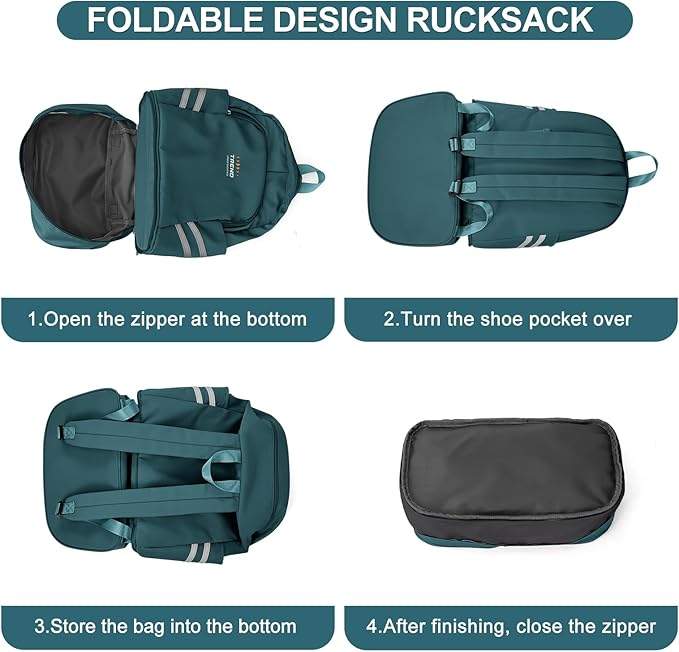 coofay Gym Backpack For Women Waterproof Backpack With Shoe Compartment Lightweight Travel Backpack Sports Backpacks Small Gym Bag