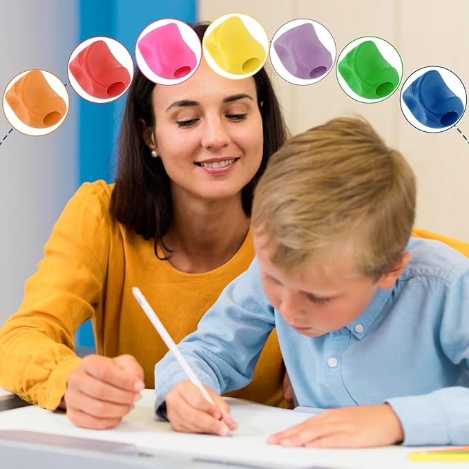 Ymapinc 15PCS Pencil Grippers for Kids Handwriting,Toddler Pencil Grippers Improve Handwriting for Kids Pencil Grippers for Kids,Finger Grips for Pencils for Toddlers,Kids