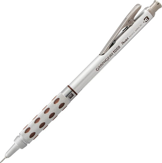 Pentel GraphGear 1000 Automatic Drafting Pencil (0.3mm), Black Accents, 1 Each (PG1013G)