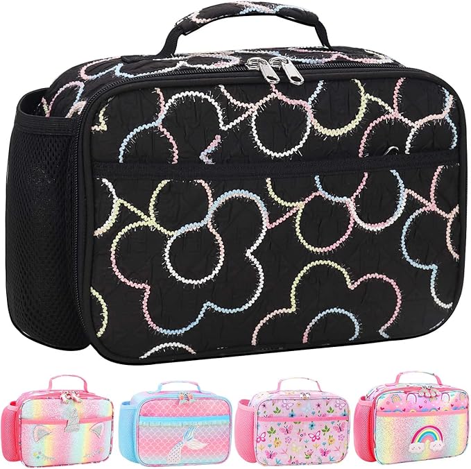 RHCPFOVR Kids Lunch Bag - Insulated Lunch Box for Boys Girls,Washable Lunch Bag and Reusable Toddler Leak-proof Lunchbox for School and Daycare