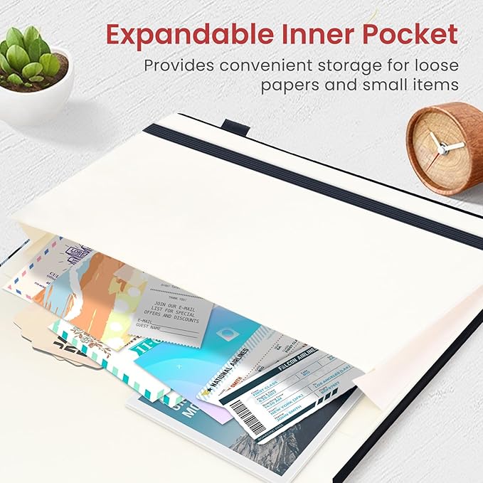 Taja Pretty Dotted Journal for Women, Aesthetic Cute Hardcover Leather Journal for Writing, A5 Journaling Notebook for Work & Sketch, Perfect for Office School Home, 160 Pages, Garden Bird