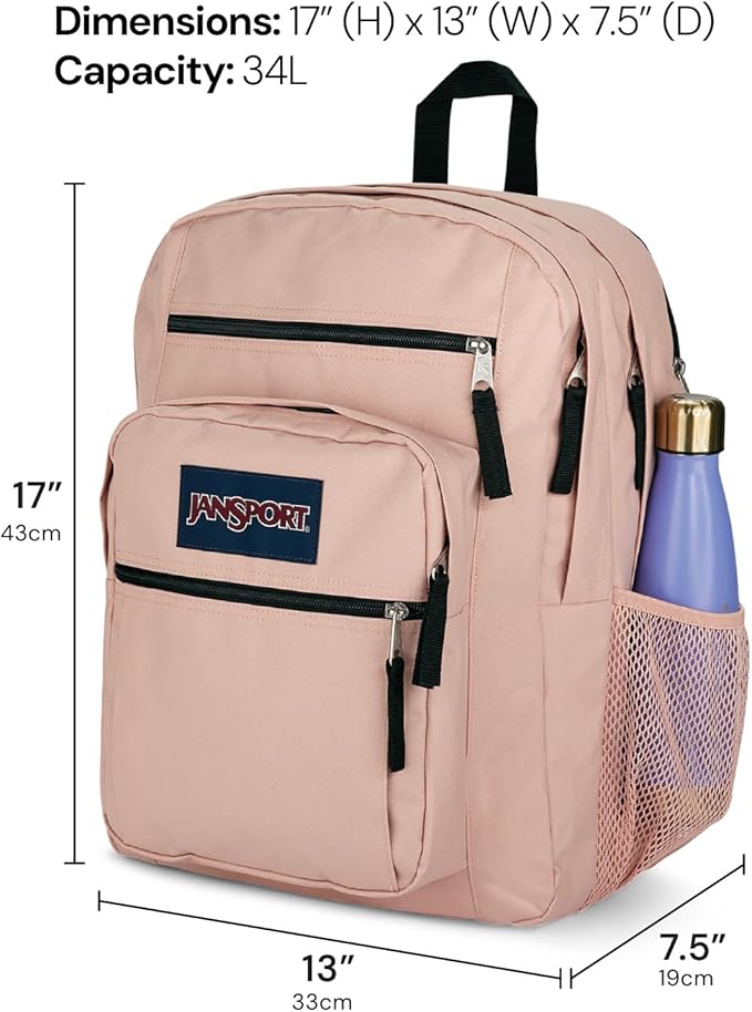 JanSport Laptop Backpack - Computer Bag with 2 Compartments, Ergonomic Shoulder Straps, 15” Laptop Sleeve, Haul Handle - Bad Bows