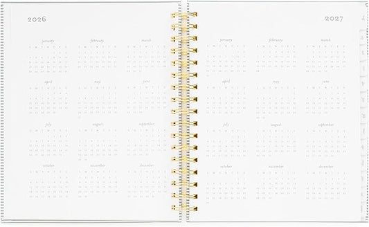 Sugar Paper Academic Planner 2026 2027, Monthly Planner for School, College and Teacher Planning, Hardcover Calendar Book with Notes Pages, Bookmarks and Elastic Band Closure