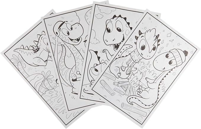 Crayola Dinosaur Coloring Book, 96 Coloring Pages, Ages 3, 4, 5, 6