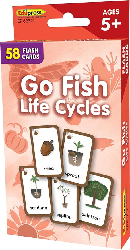 Teacher Created Resources Go Fish: Life Cycles Flash Cards (EP62321)