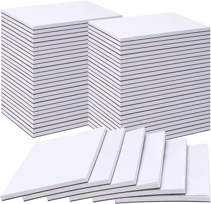 Note Pads 4x6, 36 Pack Small NotePads, Server Pads, Scratch Pads 4x6, Memo Pads White Paper, 50 Sheets per Blank Note Pads 4 x 6, Mini Writing Pads Pocket Notepads for Office School Home Supplies