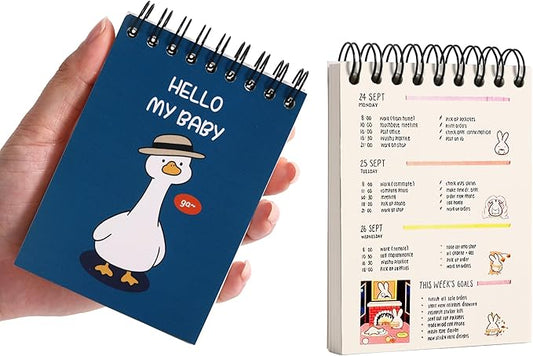 Steno Pads 3.1" x 4.3" Blank Pocket Spiral Notepads Small Cute Spiral Note Pads Blank Pages Notebook No Lines Top Spiral Notebook 3.1" x 4.3" Unlined Little Memo Steno Note Pads Nursing Notepad for Work, School, Office, Nurse, Travel (blue)