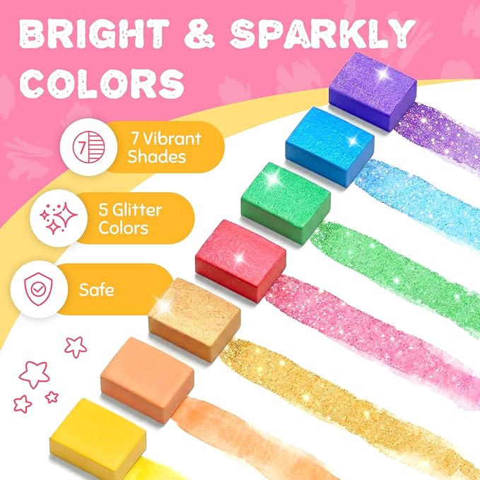 JoyCat Find & Color Paint with Water Coloring Books for Toddlers, Educational Seek and Find, No Mess Art & Craft Toy, Fun Learning Activity for Kids Ages 3-5 4-8, Gifts for Girls Boys (Fashion Dress-up)