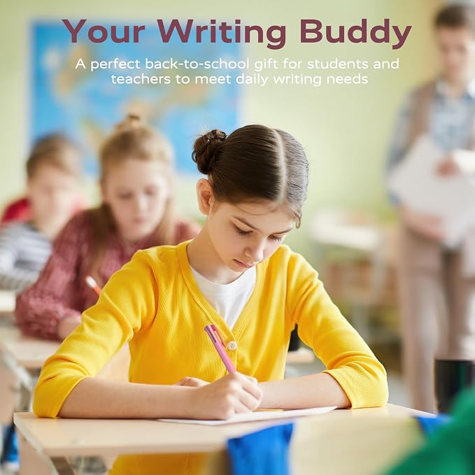 Four Candies Multicolor Pen, 4-in-1 Gel Ink Pens, 6 Pack, 18 Colors, 0.5mm | Retractable Multi Color Pens Fast Dry, Gift Pens for Planner Journaling,Back to School Supplies & Nurse Accessories for Work