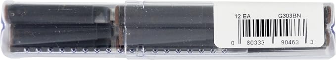Monteverde Standard Ink Cartridge, Brown, 12 Pack (G303BN)