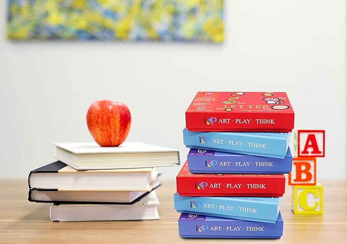 262 Pcs Preschool Toddler Flash Cards Set,Kids Flash Cards,Sight Words Cards Gifts for Kids Numbers,Land Animals,Ocean Animals,Fruit,ABC 6 in 1 Set