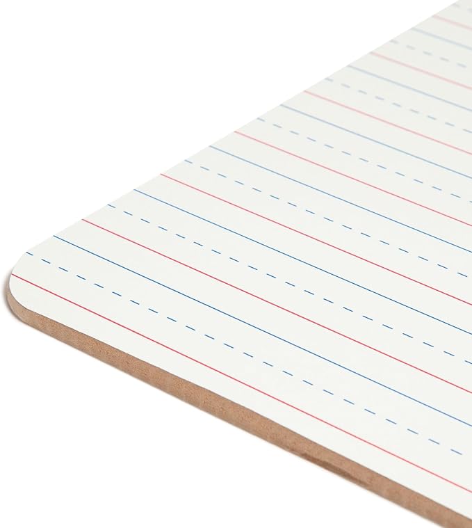 U Brands Dry Erase Lapboards, 10 Pack, 9" x 12", Double-Sided Small Whiteboards for School, Student Lapboards for Classroom, School & Homeschool Supplies, Portable Mini Whiteboard Set