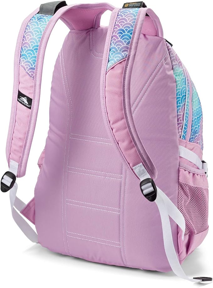 High Sierra Loop Backpack, Travel, or Work Bookbag with tablet sleeve, One Size, Rainbow Scales