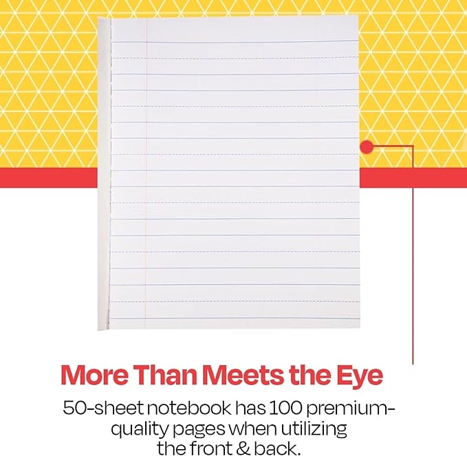 School Smart - 85298 Skip-A-Line Composition Book - Grade 1 - 9 3/4 x 7 3/4 - Green - 50 Sheets - 100 Pages