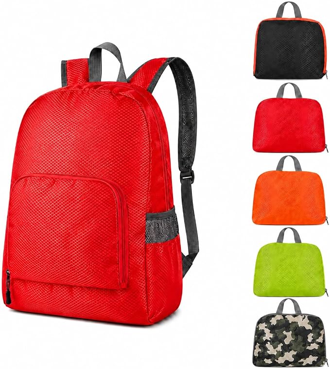 Haneulbit Foldable Backpack, Lightweight Backpack and Waterproof Backpacks for Travel and Hiking