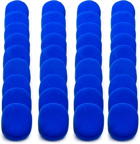 Blue Air Dry Clay for Kids - 36 Individually Bagged Airdry Clay for Arts & Crafts - Soft, Squishy Cosplay Foam Slim Clay for Home & School - Moldable, No-Mess Air Dry Modeling Clay