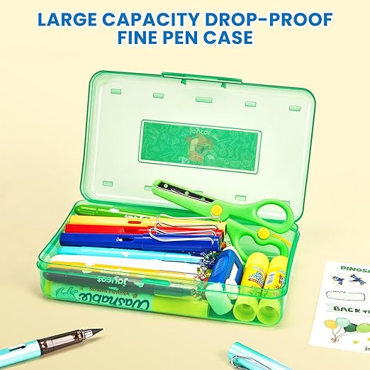 46-Piece Washable Back to School Supplies Gift Kit for Kids-Dinosaur Essential First Day Gift Set for Kindergarten & Elementary, Art Supplies & Refillable Tools, Ideal Kids Stationery Set for Boys.