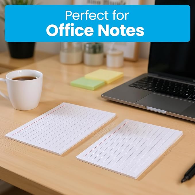 Oxford Ruled Index Cards 4"x6" (5 Packs of 100) & 3"x5" Cards (1 Pack of 300) - White, Lined on One Side, Blank on the Other - Ideal for Study Flashcards, Note Cards, Recipes, To-Do Lists & More