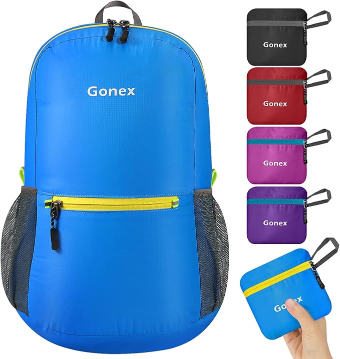 Gonex Ultra Lightweight Packable Backpack Daypack Handy Foldable Camping Outdoor Travel Cycling Backpacking