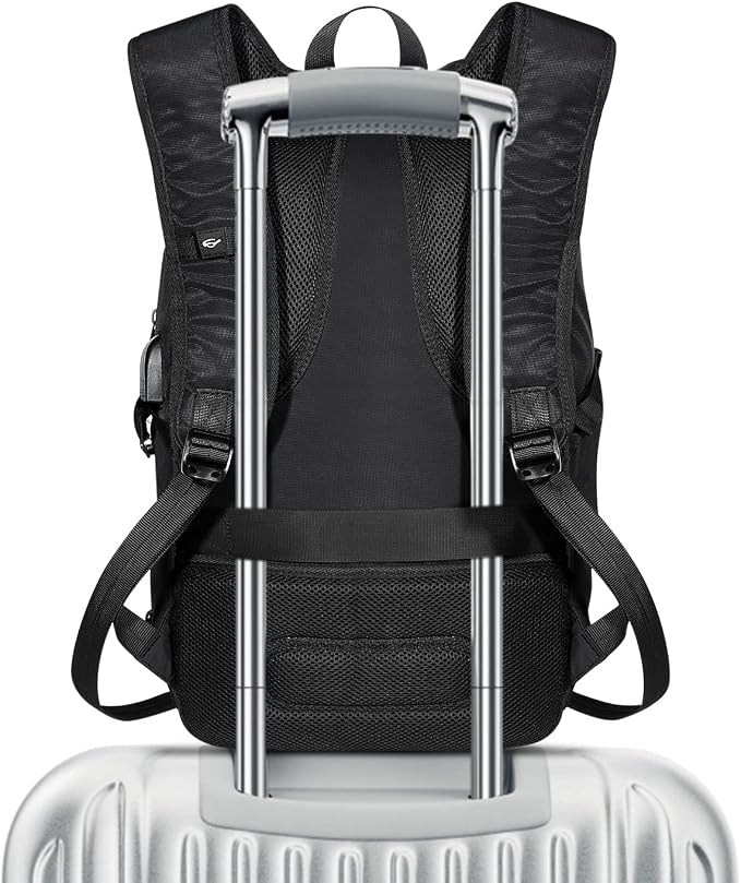 Tzowla 35 Liter Anti Theft Backpack with Tracker Tag,Giant Tumbler Holder Pocket and Lock,15.6 Inch Laptop Backpack