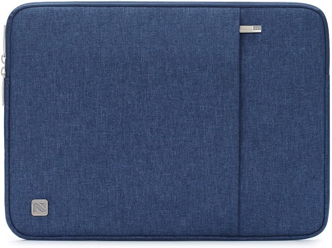 NIDOO 15.6 Inch Laptop Sleeve Case Water-Resistant Portable Notebook Carrying Bag for 15.6" IdeaPad 3i / Legion 5 Gen 6 / ThinkPad T15g P15s E15 L15 Gen 2/16" Legion Slim 5 Gen 9 / Samsung HP, Blue
