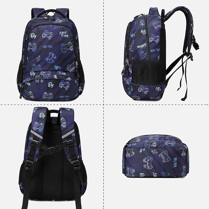 Kimwadalh School Backpack for Girls, Backpack with Lunch Box Pencil Case for Preschool Elementary High School Girls Boys