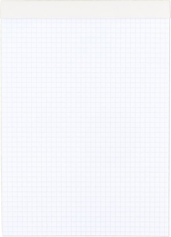 Cambridge Business Notebook, Quad Ruled Paper, 8-1/2" x 11", 70 Sheets, Wirebound, Ivory Paper (06194)