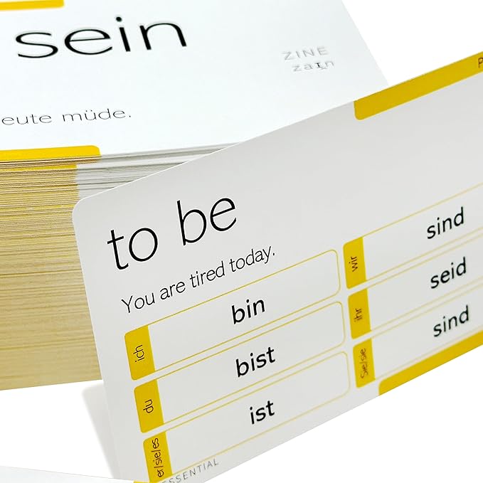 Pat's Flash Cards 800 German Verb Conjugation Flash Cards – 9 Tenses with Pronunciations & IPA | Color-Coded by Tense | Beginner to Advanced