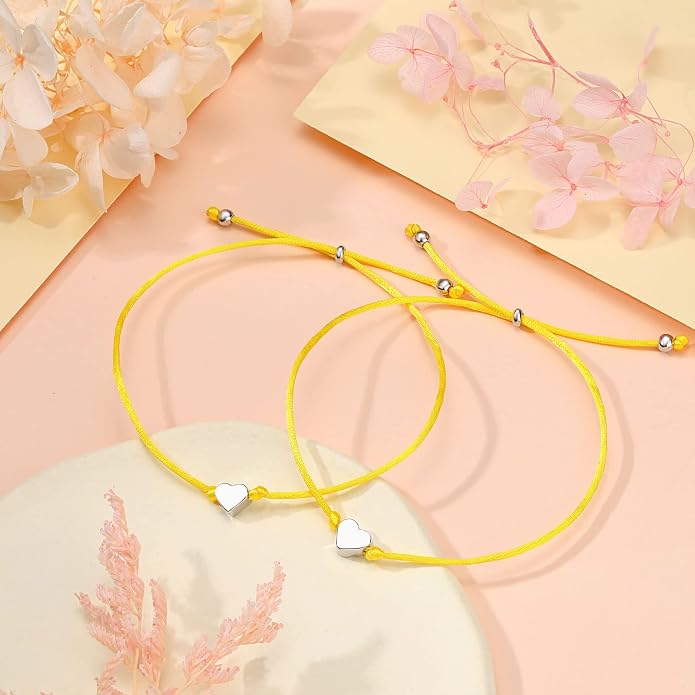 UNGENT THEM Big & Small Heart Bracelets Back to School Gifts for Girls
