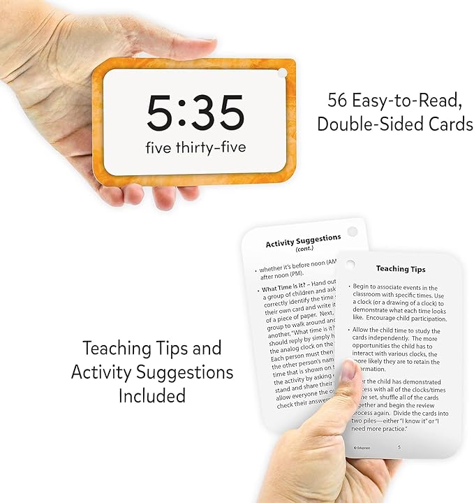 Teacher Created Resources Time Flash Cards (EP62046)
