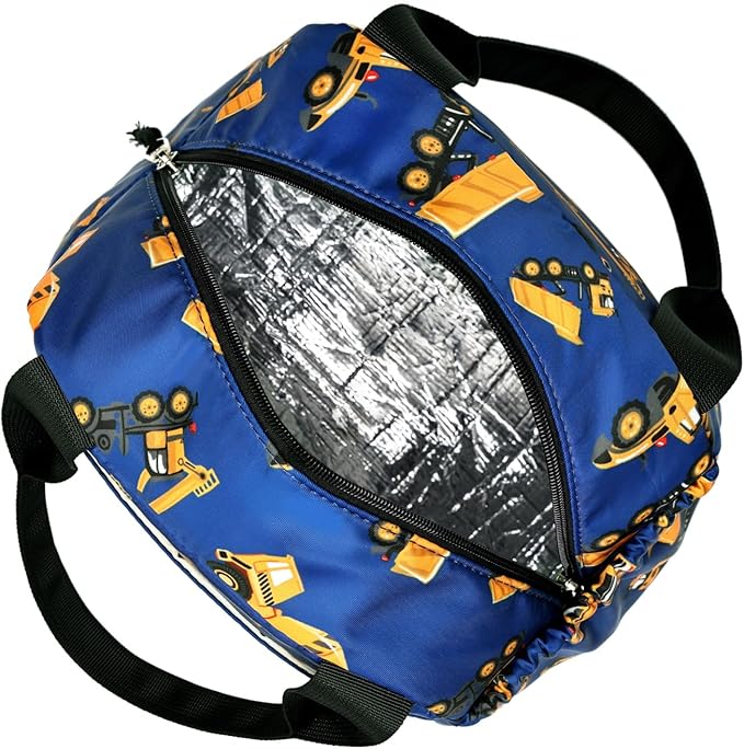 CAMTOP Boys Lunch Box Kids Insulated Lunch Bag Kids Cute Lunchbox for Boys Loncheras Para Niños